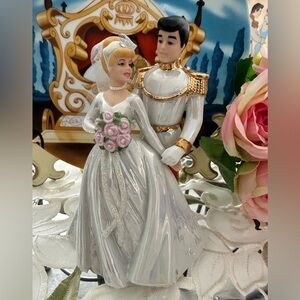 Cinderella Bride & Prince Charming Figurine Ornament 2004